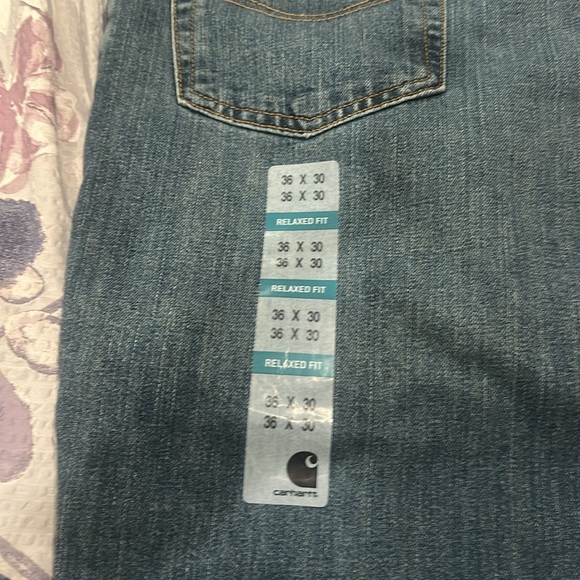 NWT Carhartt relaxed fit holter style jeans ￼ - Picture 2 of 5